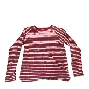 Mini Boden Long sleeve striped boys shirt size 9-10